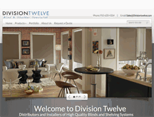 Tablet Screenshot of divisiontwelve.com